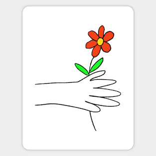 A flower for you Magnet